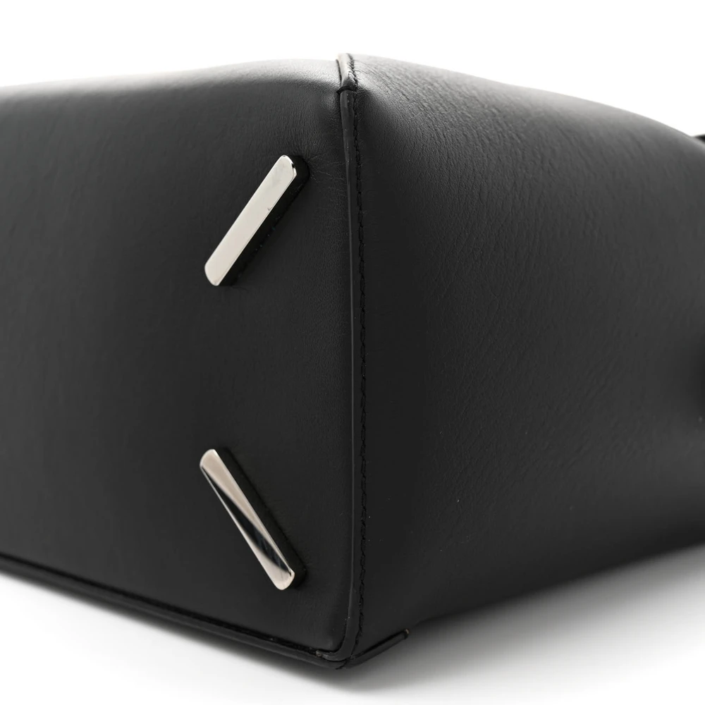 Lushentic Replicas Puzzle Edge Bag Medium Black Calfskin Leather - Image 5