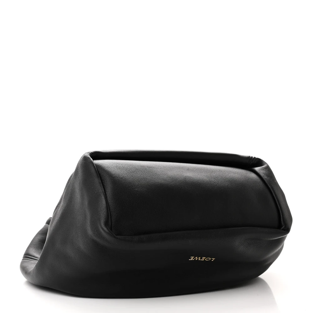Lushentic Grade Bags: Mini Squeeze Bag in Black Nappa Leather - Image 6