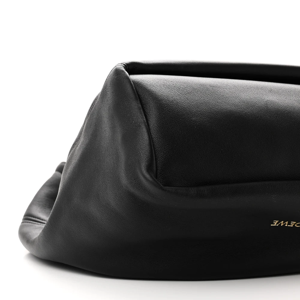Lushentic Grade Bags: Mini Squeeze Bag in Black Nappa Leather - Image 4