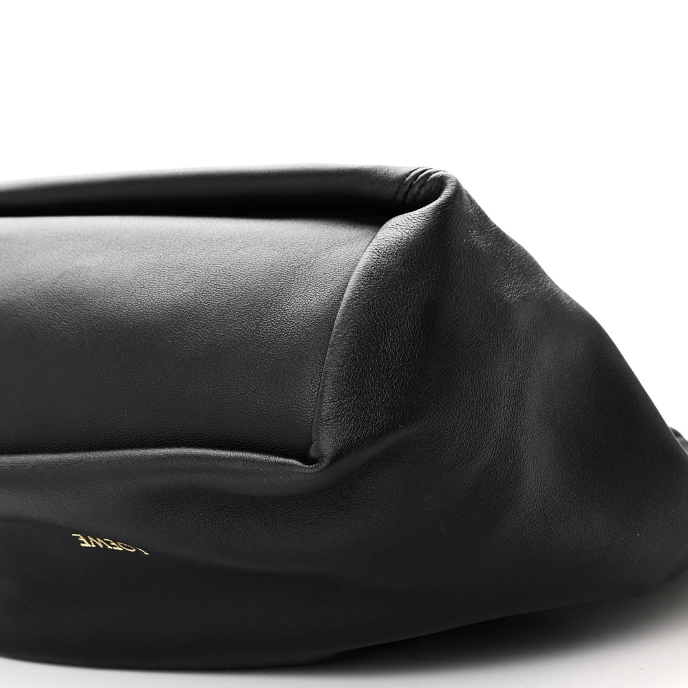 Lushentic Grade Bags: Mini Squeeze Bag in Black Nappa Leather - Image 5