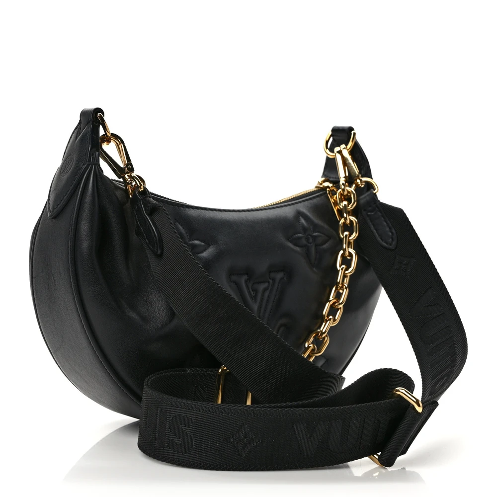Lushentic Bags Review: Bubblegram Over the Moon PM Black Calfskin Leather - Image 3