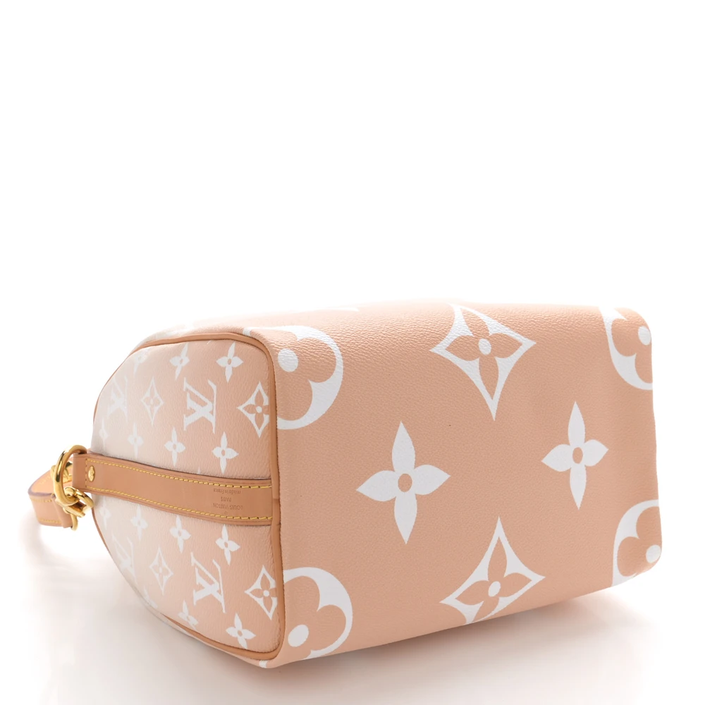 Lushentic Grade Replica Speedy Bandouliere 25 Brume Canvas Bag - Image 6