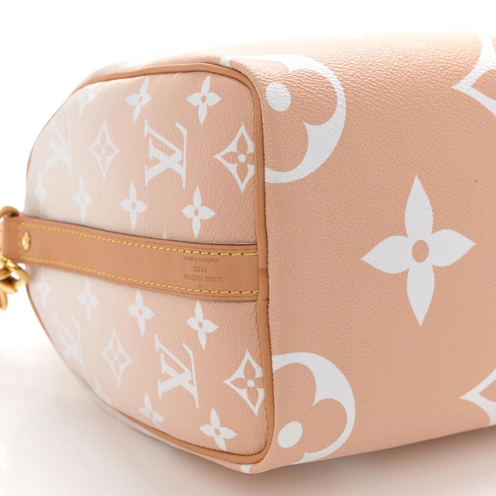 Lushentic Grade Replica Speedy Bandouliere 25 Brume Canvas Bag - Image 4