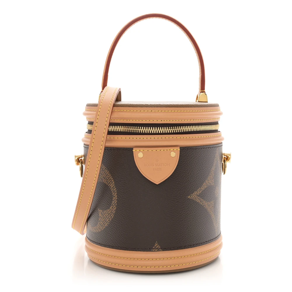 Lushentic Louis Vuitton Cannes PM Giant Monogram Canvas Brass Hardware Front