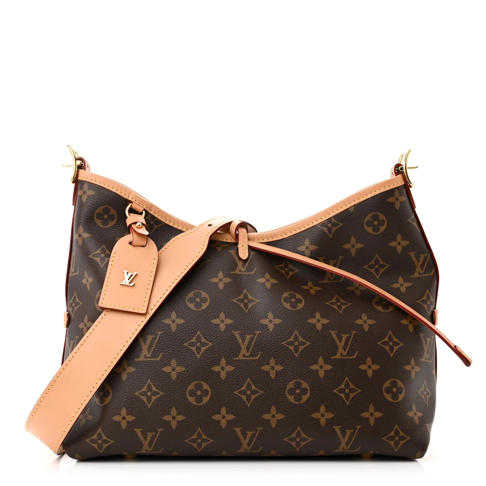Lushentic Louis Vuitton CarryAll PM Monogram Canvas Gold Hardware Front