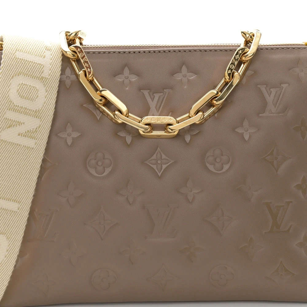 Lushentic Coussin PM Taupe Monogram Lambskin Gold Hardware Replica - Image 7