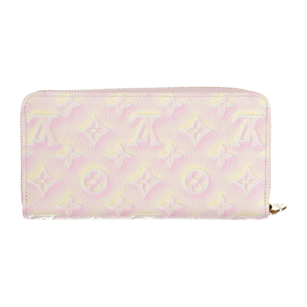 Lushentic Grade Bags: Large Wallet in Pink Monogram Canvas, Gold Hardware - Image 2