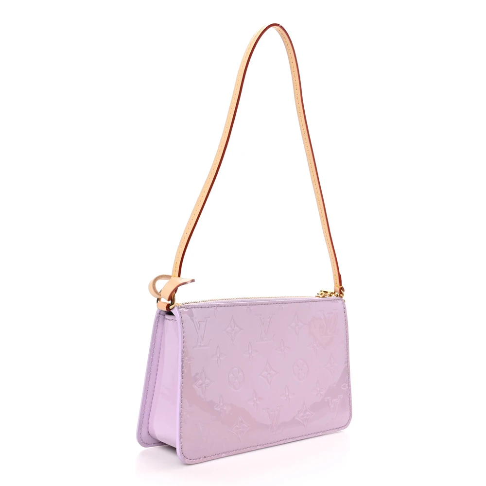 Lushentic Bags Lexington Pochette PM - Glossy Lilac Vernis Gold - Image 3