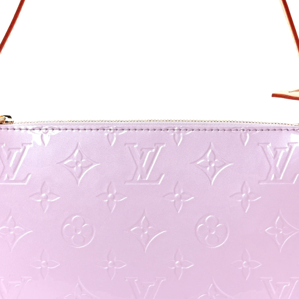 Lushentic Bags Lexington Pochette PM - Glossy Lilac Vernis Gold - Image 8