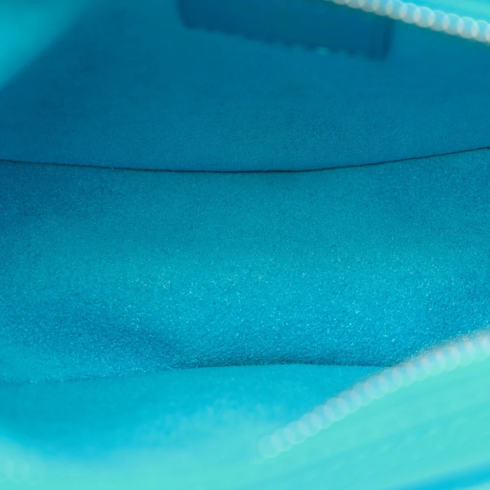 Lushentic Grade Designer Bags - Loop PM Bleu Nanogram Embossed Leather - Image 7
