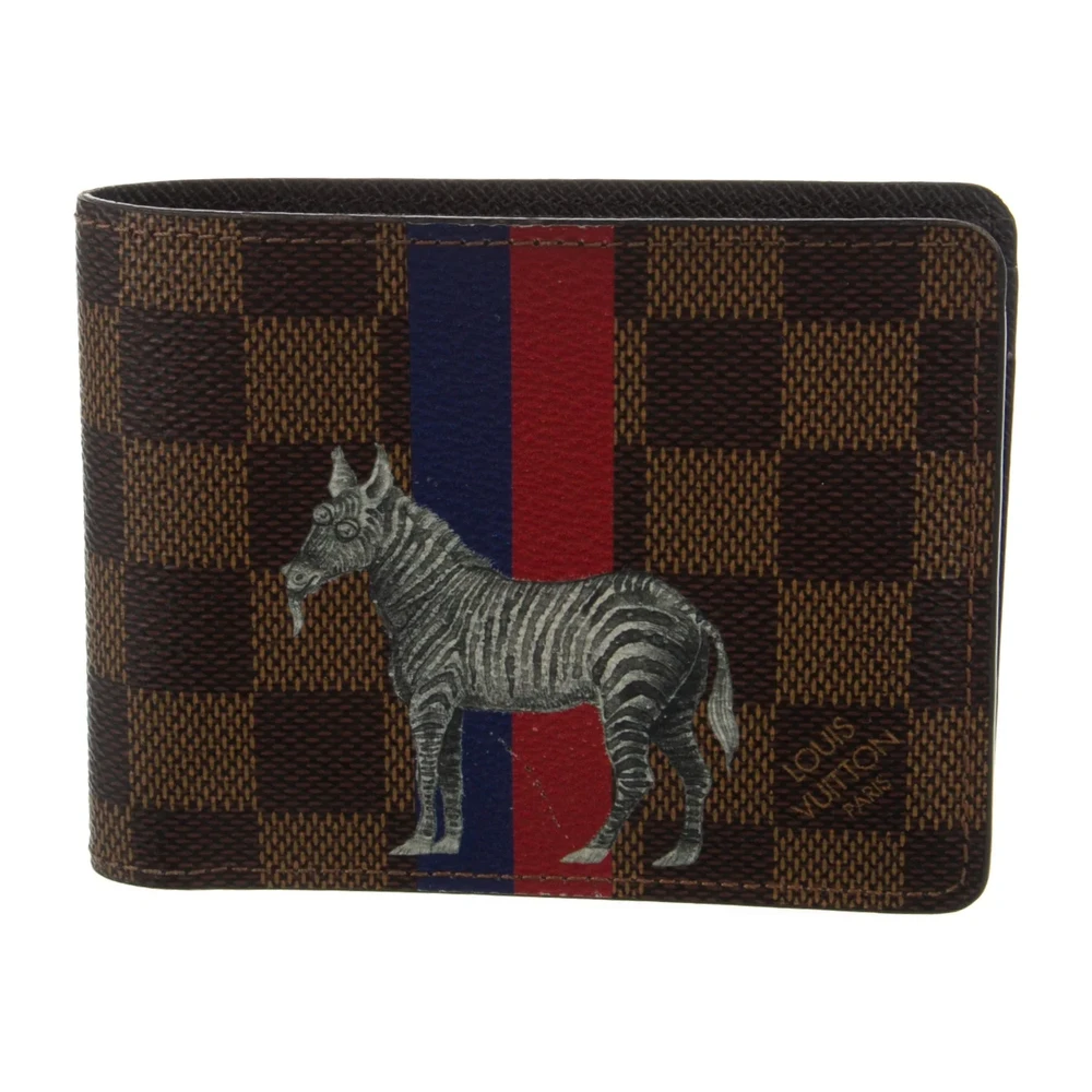 Lushentic Grade Bag Medium Wallet in Damier Ebene Coated Canvas
