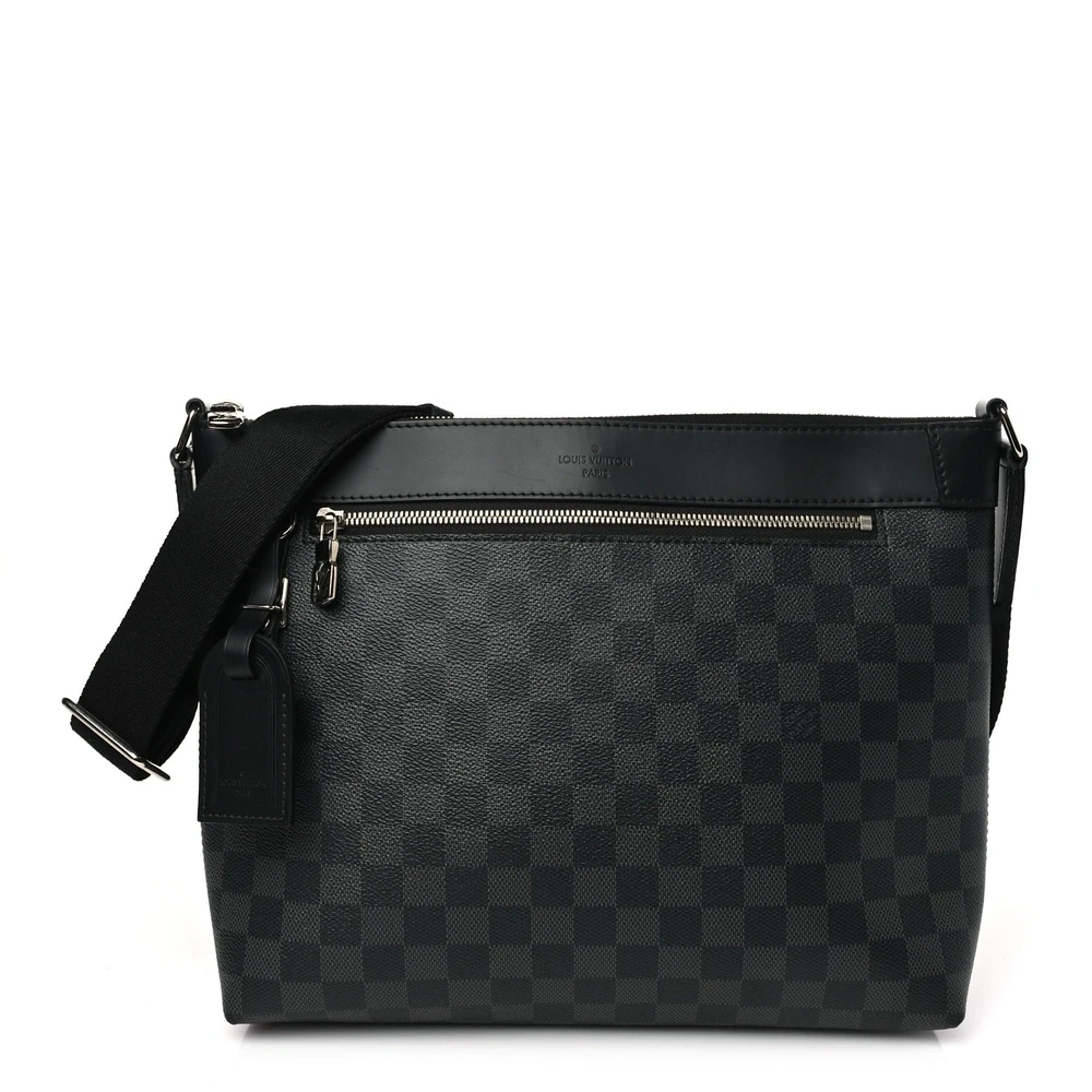 Lushentic Louis Vuitton Mick PM Damier Graphite Canvas Silver Hardware Front