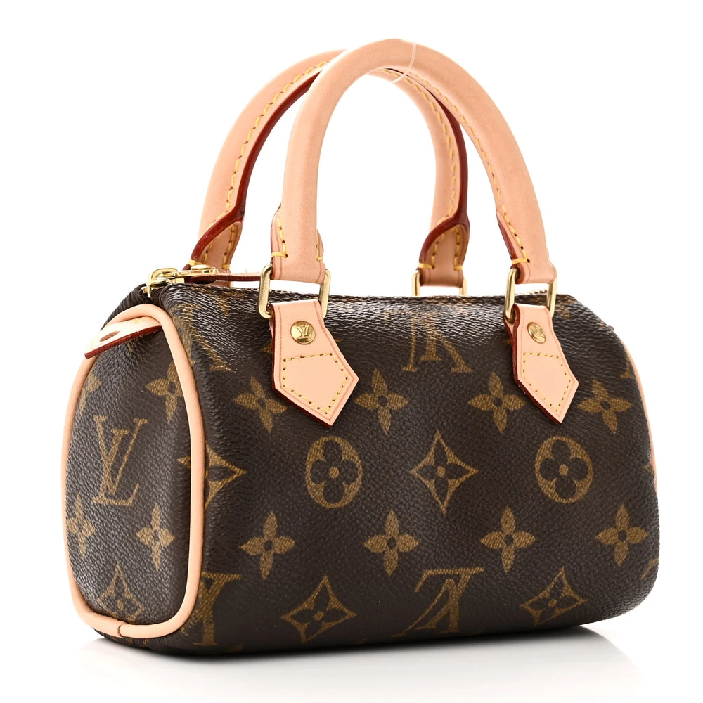Lushentic Quality Mini Sac HL Speedy Monogram Canvas Brass Hardware - Image 2