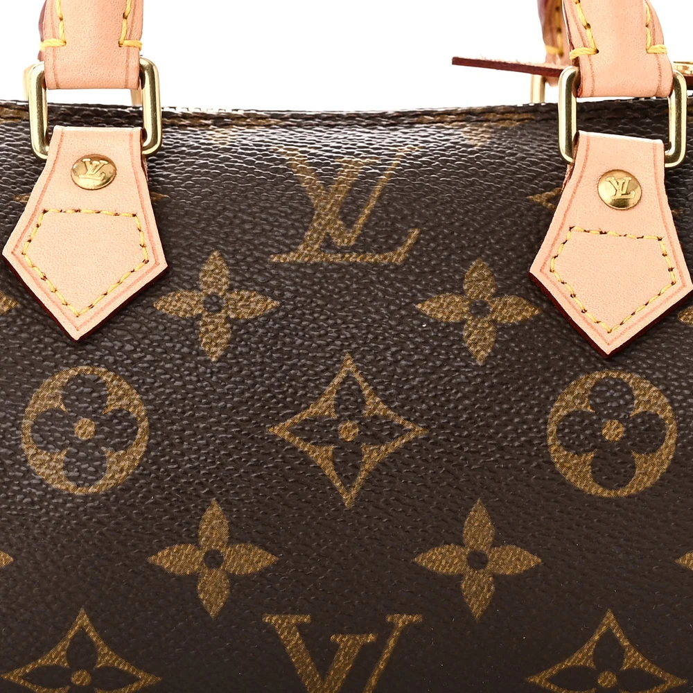 Lushentic Quality Mini Sac HL Speedy Monogram Canvas Brass Hardware - Image 7