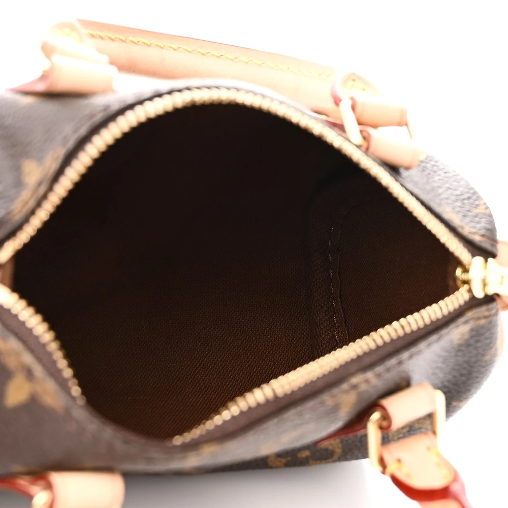 Lushentic Quality Mini Sac HL Speedy Monogram Canvas Brass Hardware - Image 6