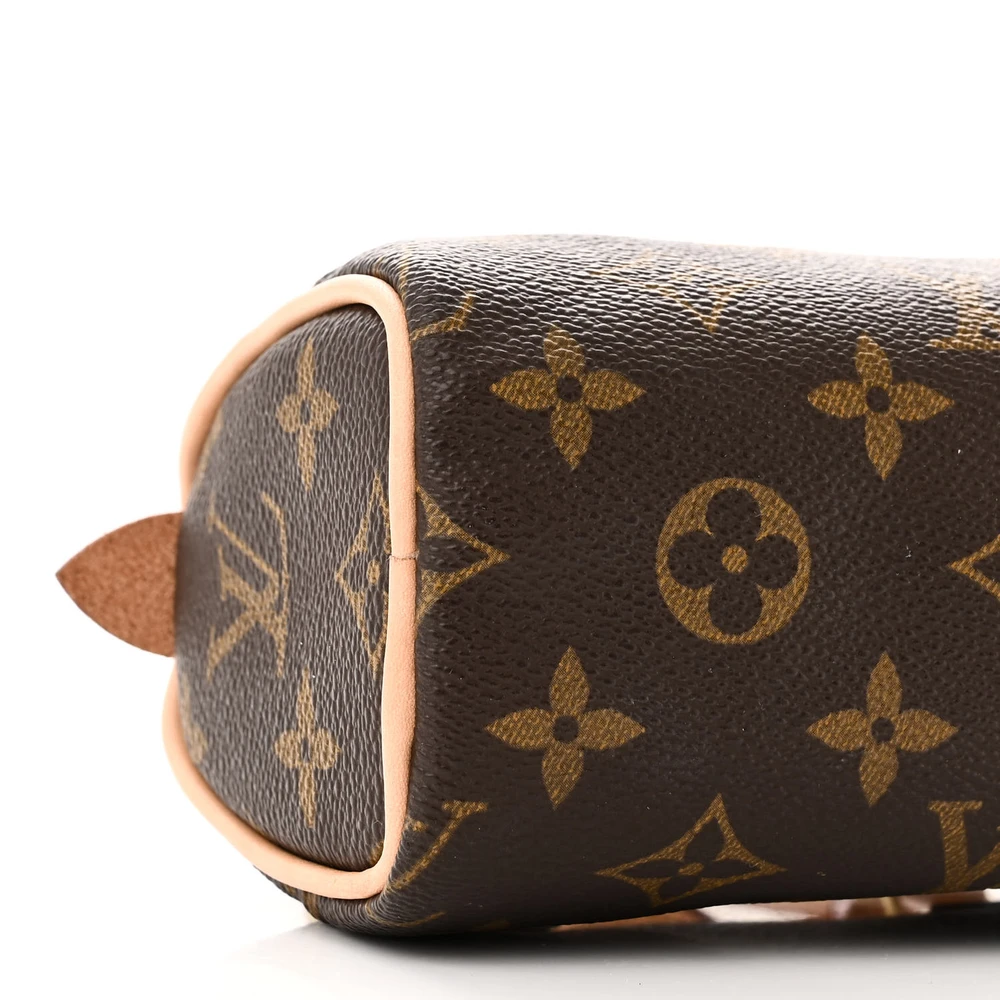 Lushentic Quality Mini Sac HL Speedy Monogram Canvas Brass Hardware - Image 4