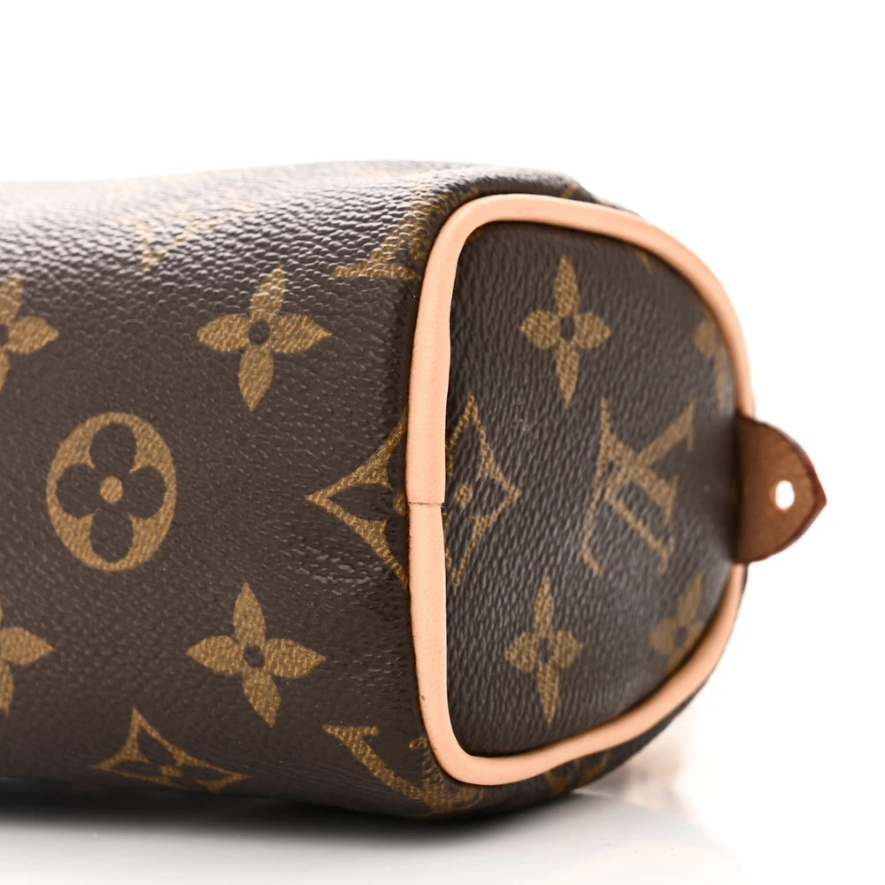 Lushentic Quality Mini Sac HL Speedy Monogram Canvas Brass Hardware - Image 3