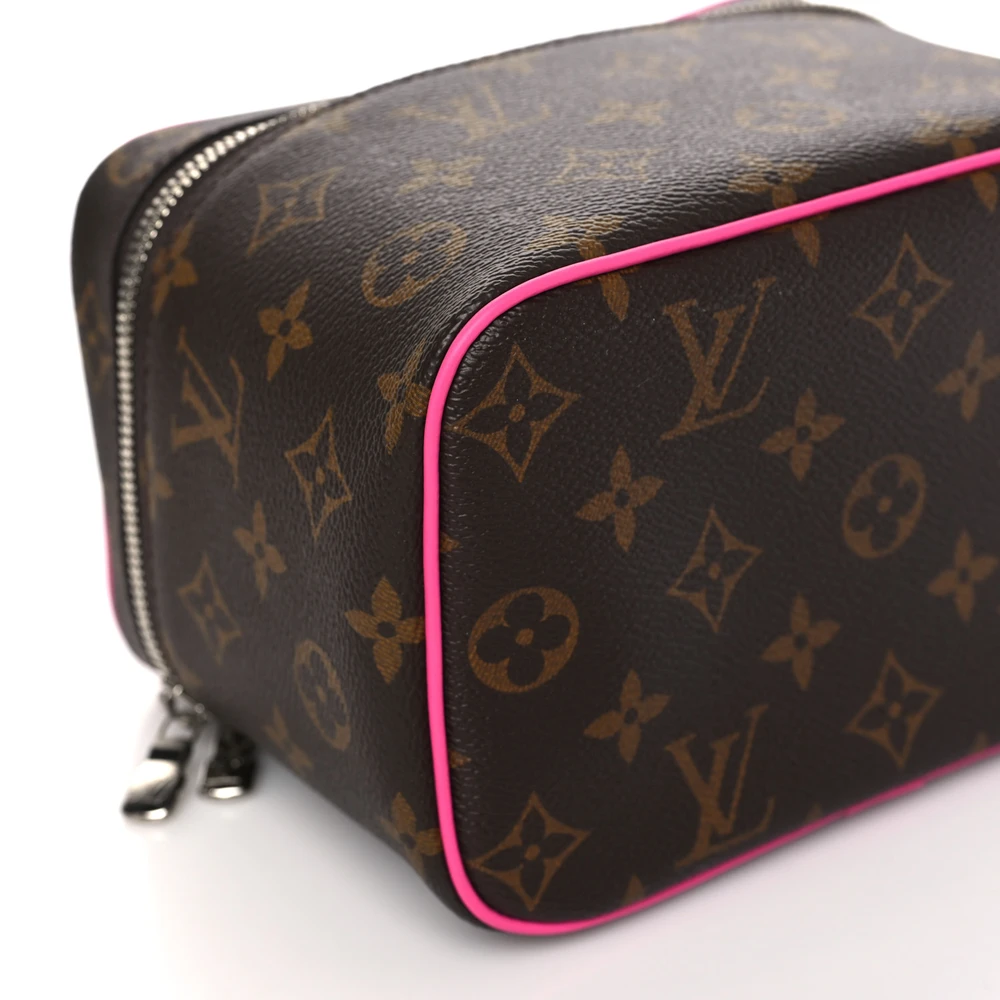 Lushentic Reviews Nice BB Fuchsia Monogram Macassar Canvas - Image 4