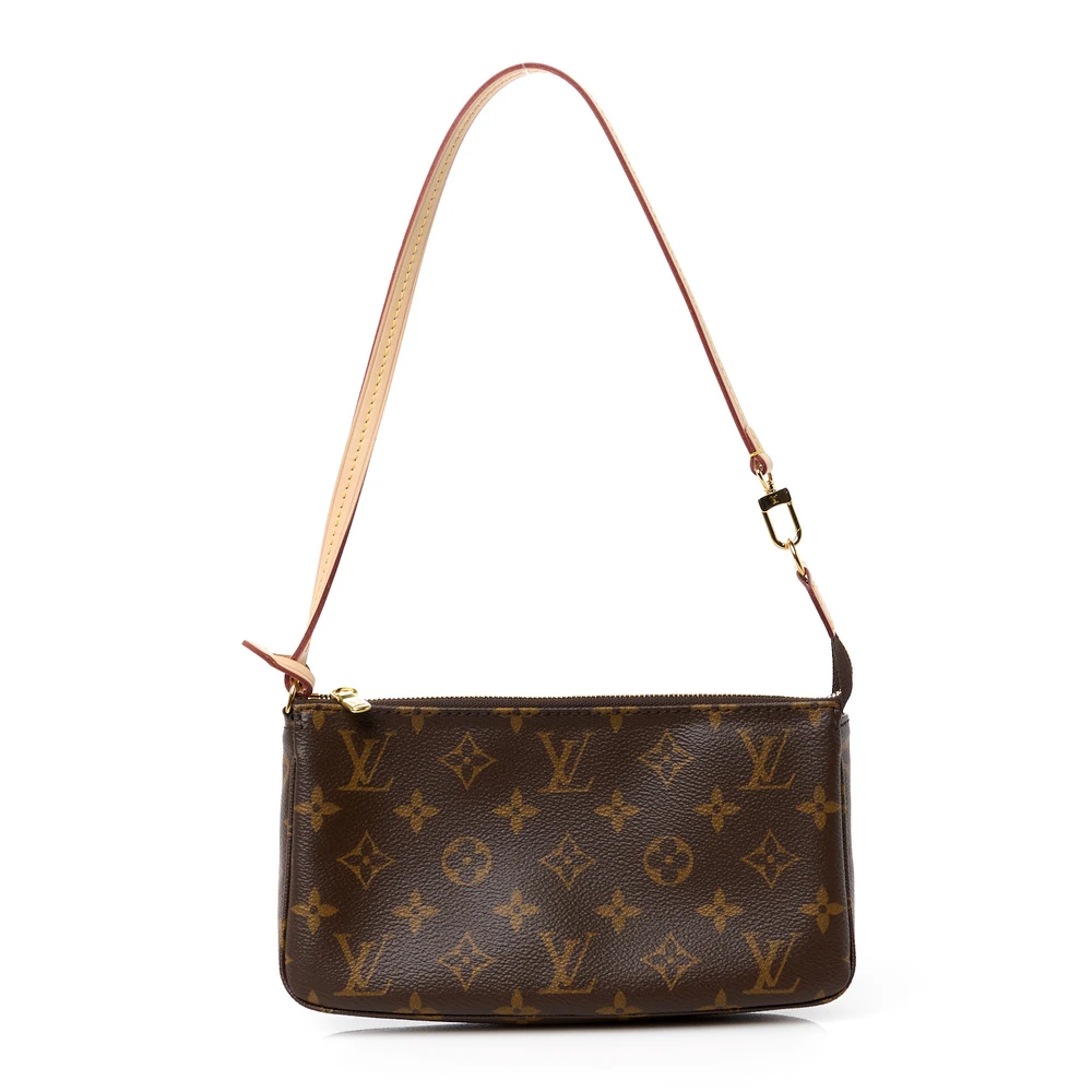 Lushentic Louis Vuitton Pochette Accessoires NM BB Monogram Canvas Gold Hardware Front