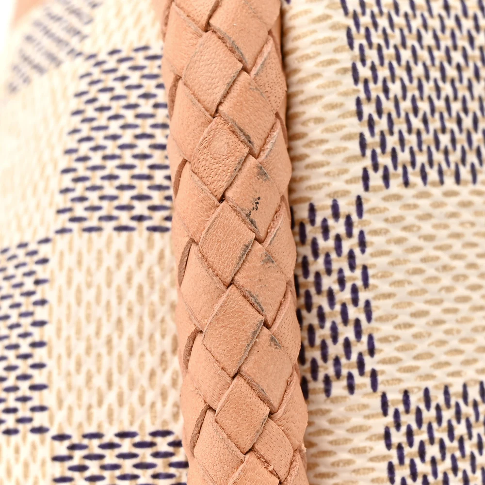 Lushentic Grade Replica Propriano MM Damier Azur Canvas Rose Ballerine Interior - Image 9