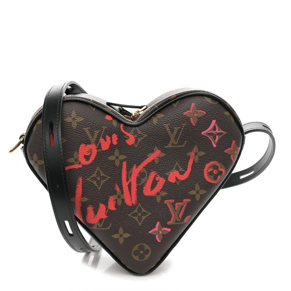 Lushentic Louis Vuitton Sac Coeur PM Fall in Love Monogram Canvas Gold Hardware Front