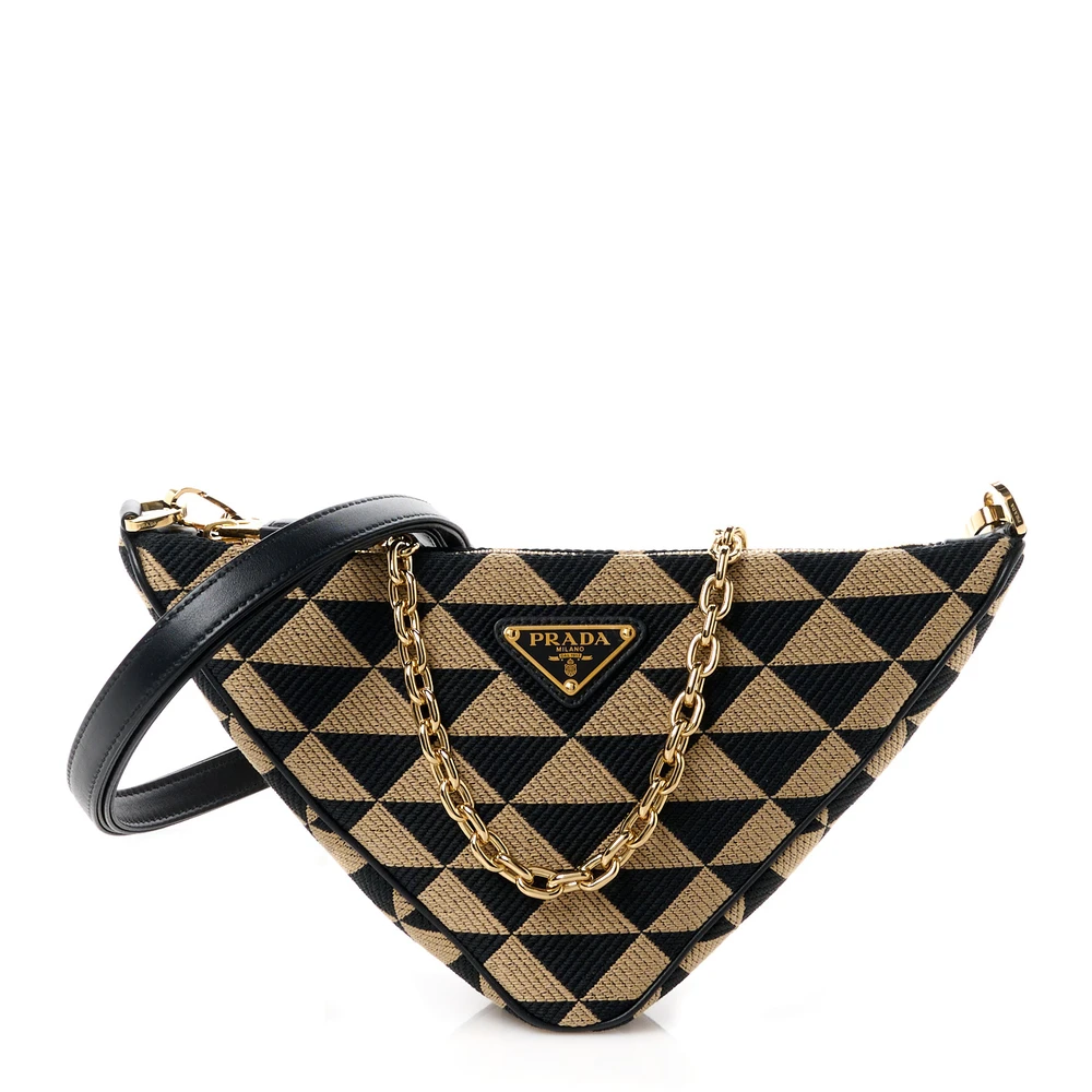 Lushentic Replica Handbags Mini Triangolo Symbole - Elegance Redefined