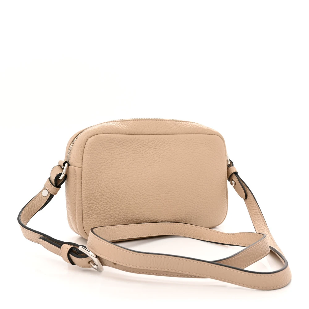 Lushentic Grade Replica Small Camera Crossbody Bag in Sand Leather - Image 3