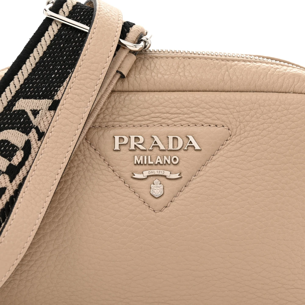 Lushentic Grade Replica Small Camera Crossbody Bag in Sand Leather - Image 6