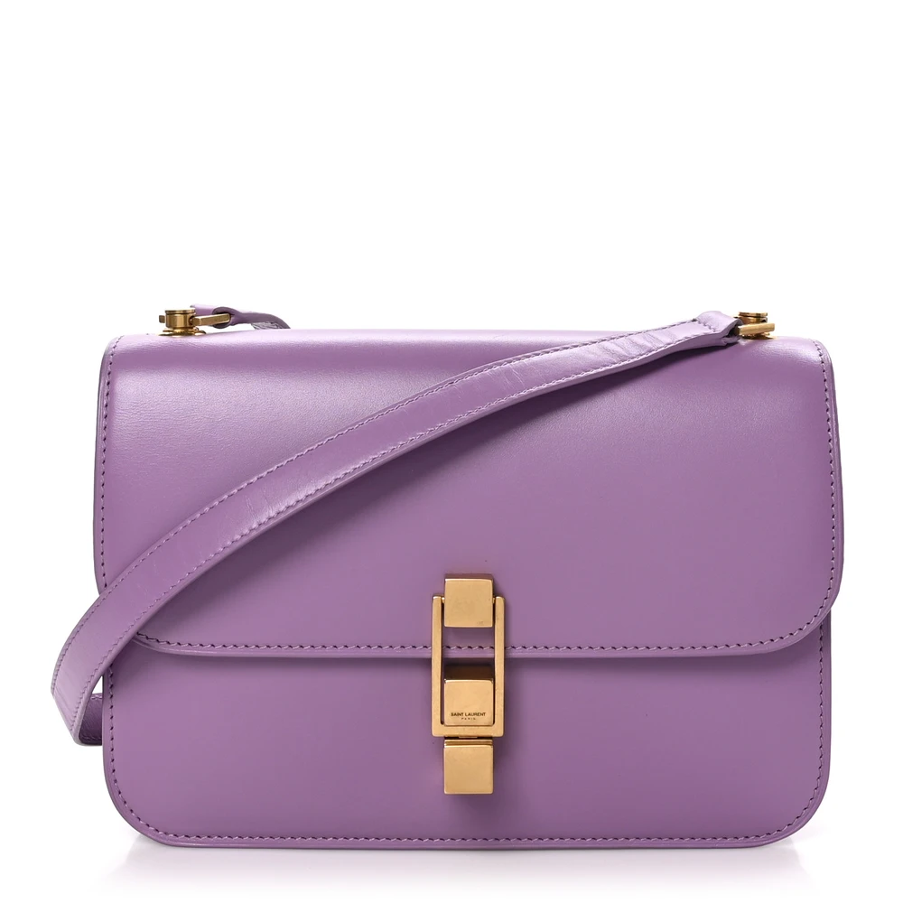 Buy Lushentic Grade Bags - Medium Carre Satchel Lilas Leather