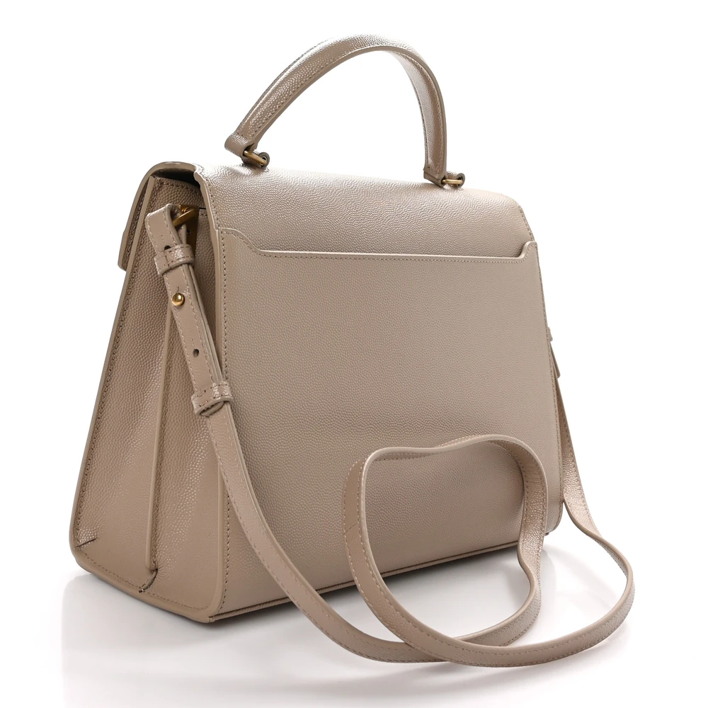 Lushentic Grade Medium Cassandra Bag – Classic Elegance in Dark Beige - Image 3