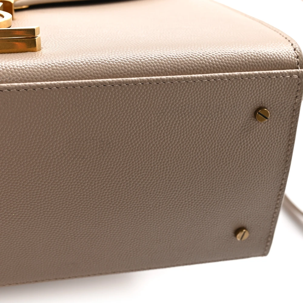 Lushentic Grade Medium Cassandra Bag – Classic Elegance in Dark Beige - Image 9