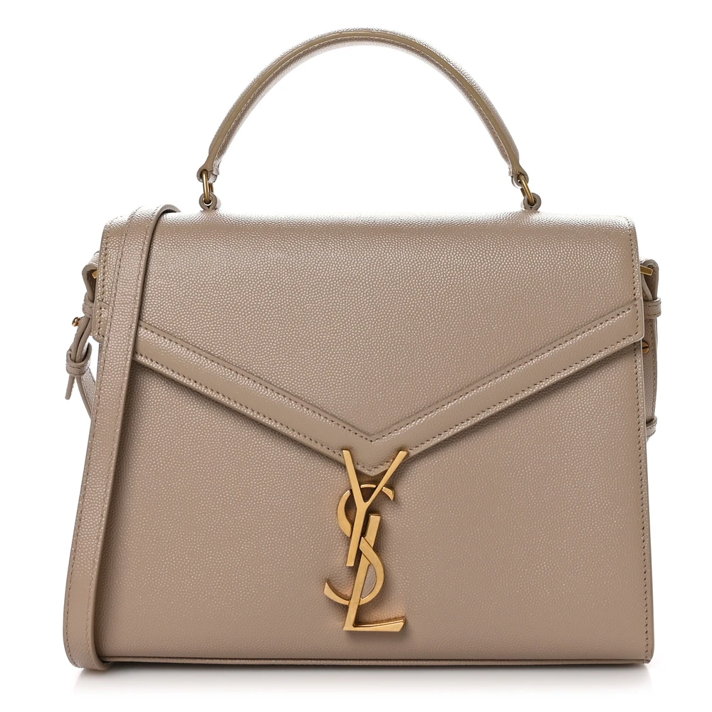 Lushentic Grade Medium Cassandra Bag – Classic Elegance in Dark Beige