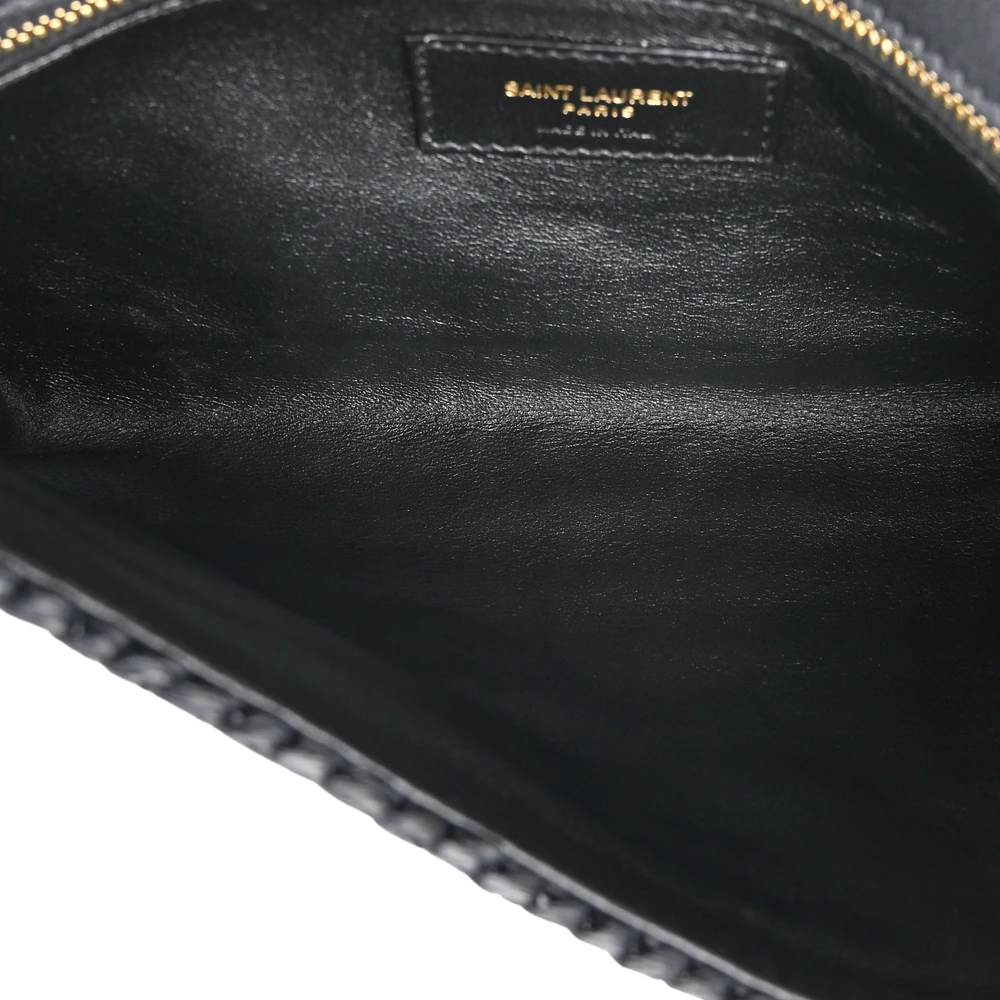 Lushentic Quality Bags - Medium Kate 99 Tassel Monogram Raffia Black Gold Hardware - Image 7