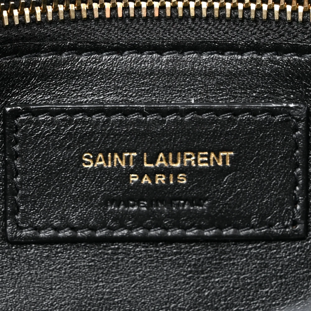 Lushentic Quality Bags - Medium Kate 99 Tassel Monogram Raffia Black Gold Hardware - Image 2