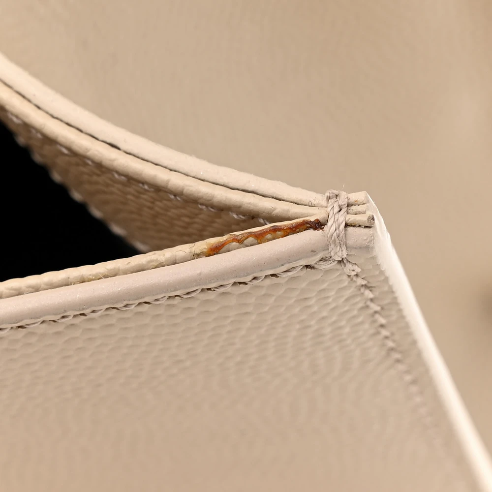 Lushentic Grade Medium Kate Satchel in Nude Powder Leather - Image 10