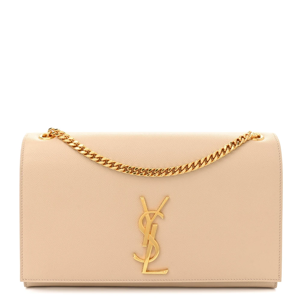 Lushentic Grade Medium Kate Satchel in Nude Powder Leather