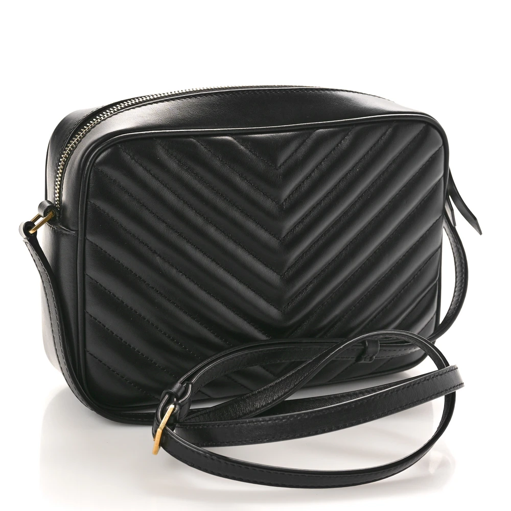 Lushentic Replica Handbags - Medium Lou Camera Bag in Black Leather - Image 3