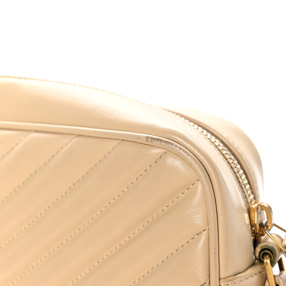 Lushentic Bags: Medium Lou Camera Bag in Dark Beige - Image 13