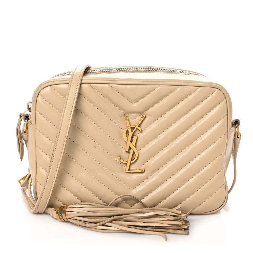 Lushentic Bags: Medium Lou Camera Bag in Dark Beige