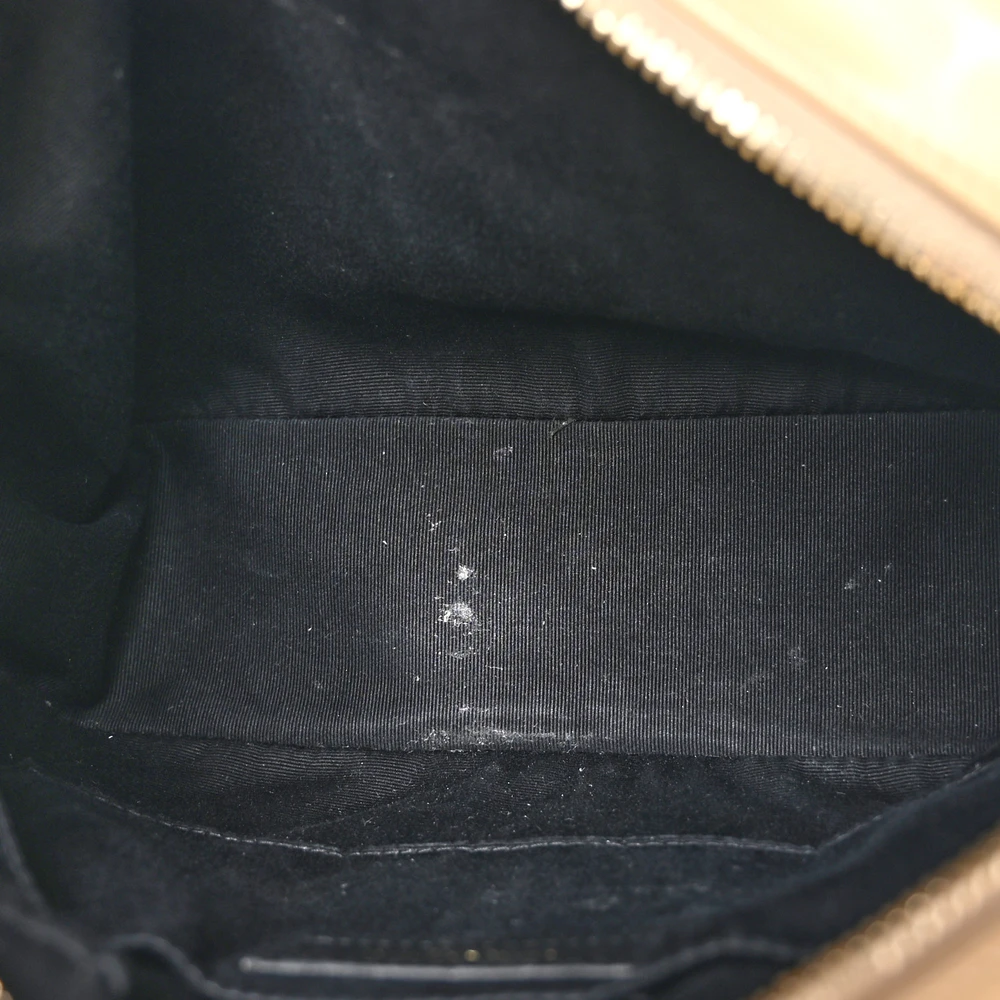 Lushentic Bags: Medium Lou Camera Bag in Dark Beige - Image 7