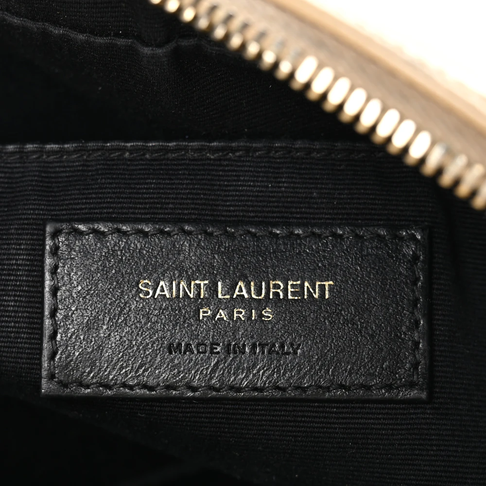 Lushentic Bags: Medium Lou Camera Bag in Dark Beige - Image 2