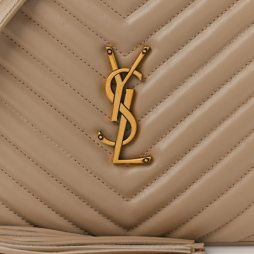 Lushentic Bags: Medium Lou Camera Bag in Dark Latte - Image 8