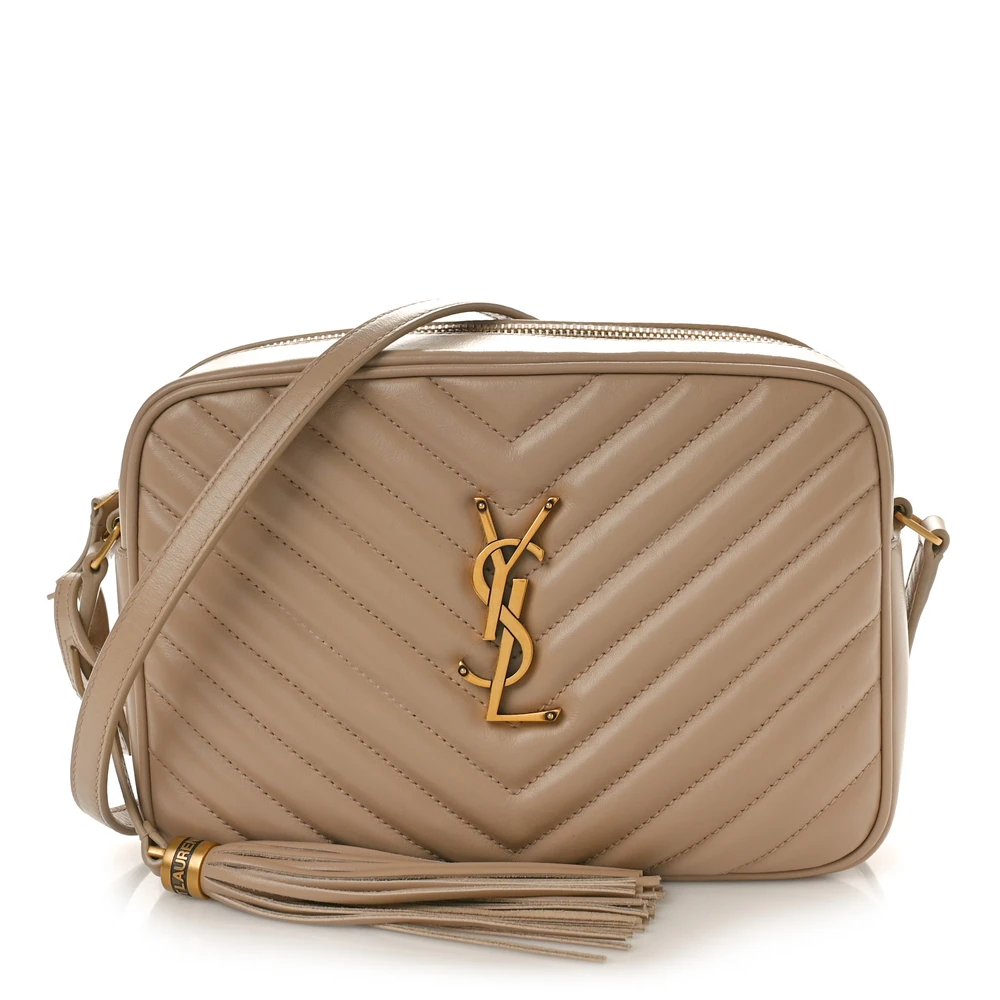Lushentic Bags: Medium Lou Camera Bag in Dark Latte