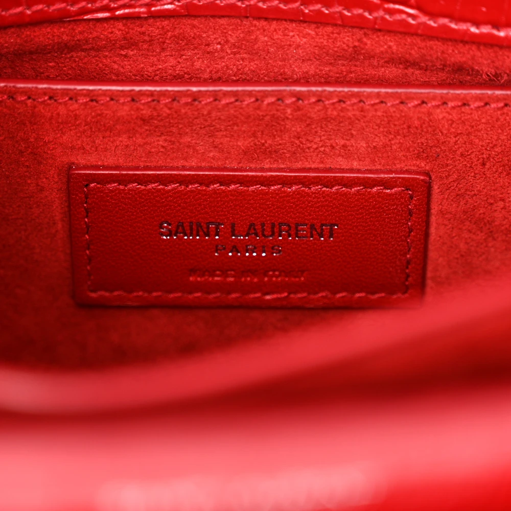 Lushentic Medium Sunset Bag - Rouge Eros Crocodile Leather - Image 2