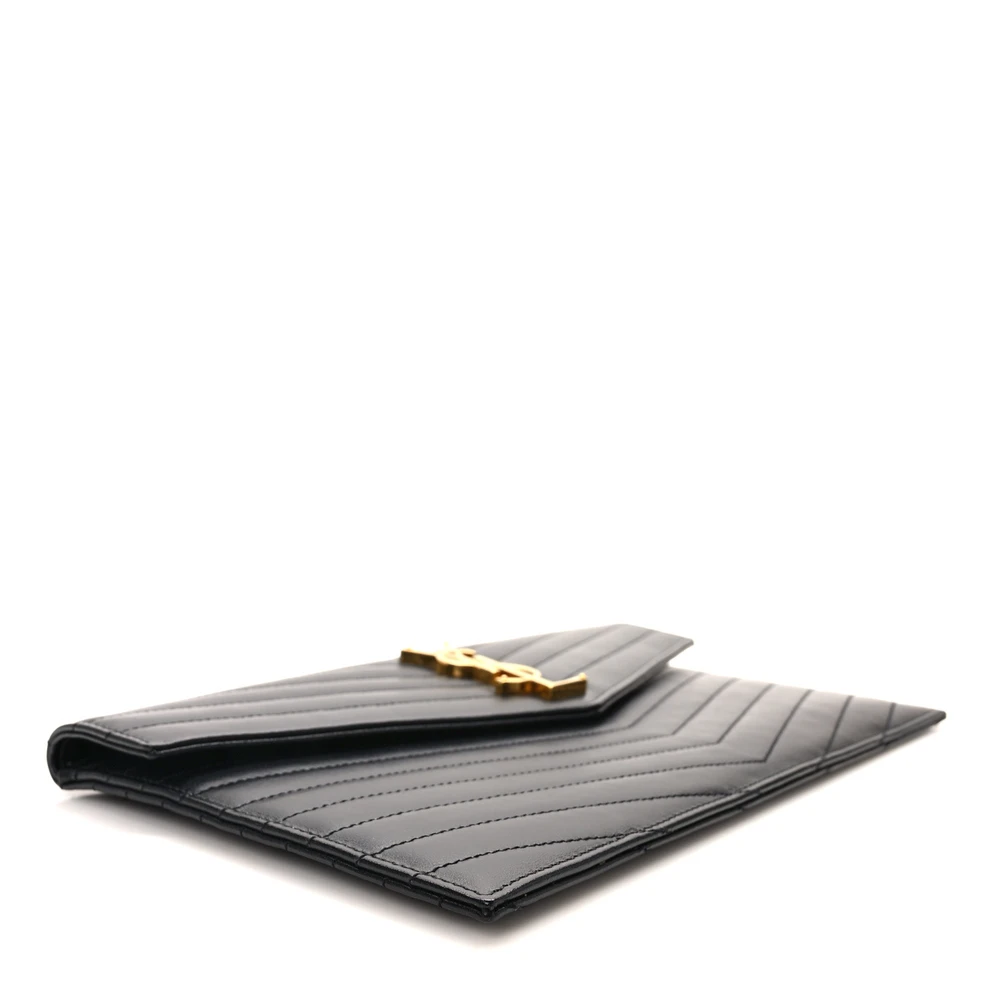 Lushentic Reviews: Medium Uptown Clutch Black Chevron Matelasse - Image 5