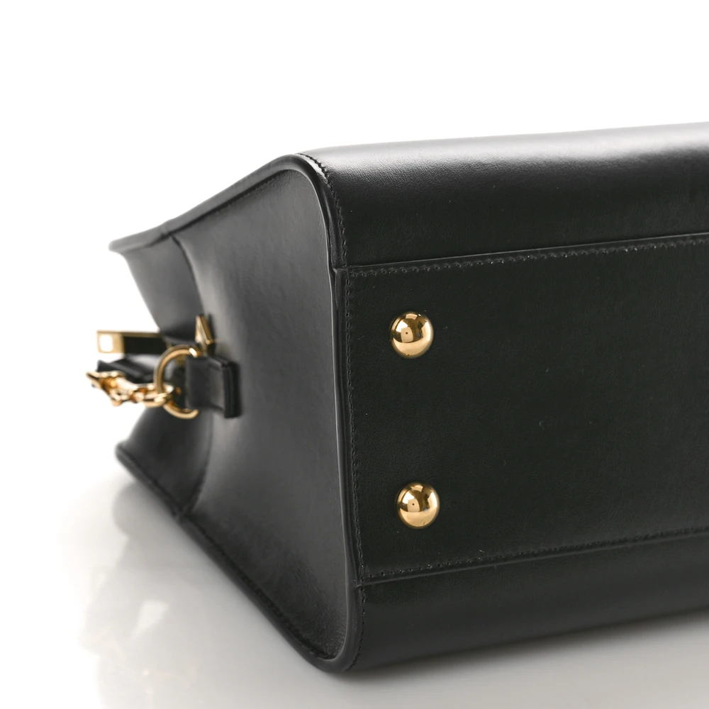 Lushentic Bag Small Cabas in Black Monogram Calfskin Leather - Image 4