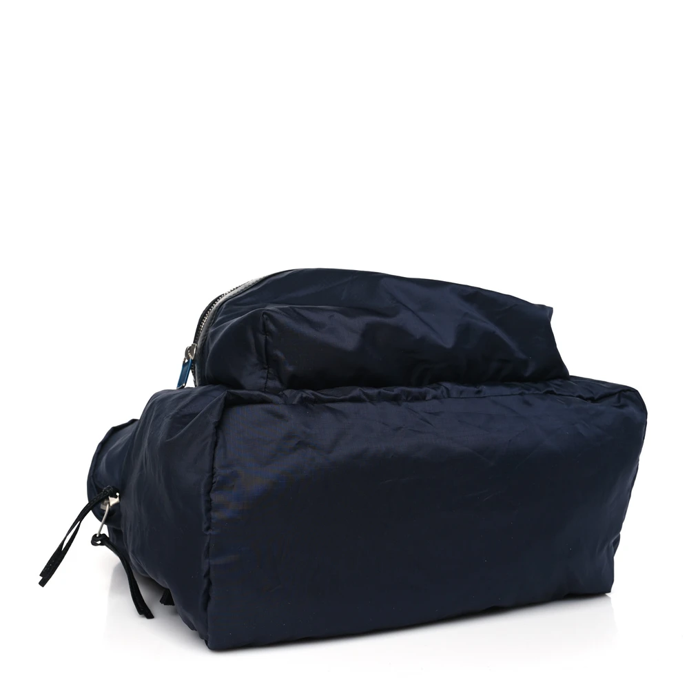 Lushentic Quality Bags - Small Fold Up Backpack Belt Bag in Navy Nylon - Image 10
