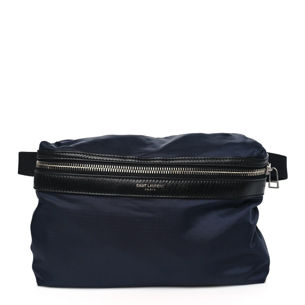 Lushentic Quality Bags - Small Fold Up Backpack Belt Bag in Navy Nylon - Image 2
