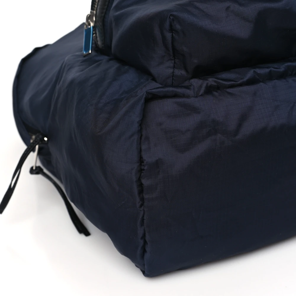 Lushentic Quality Bags - Small Fold Up Backpack Belt Bag in Navy Nylon - Image 6