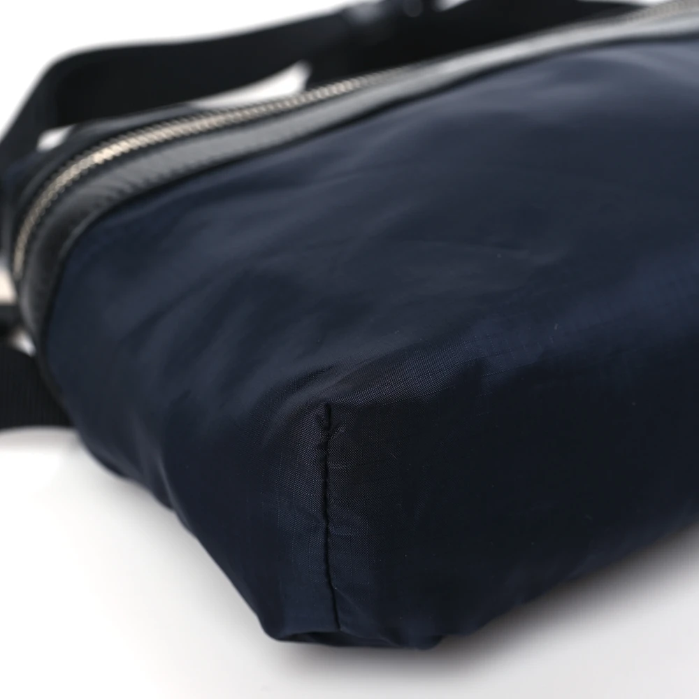 Lushentic Quality Bags - Small Fold Up Backpack Belt Bag in Navy Nylon - Image 8